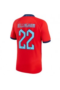 England Jude Bellingham #22 Fotballdrakt Borte Klær VM 2022 Korte ermer